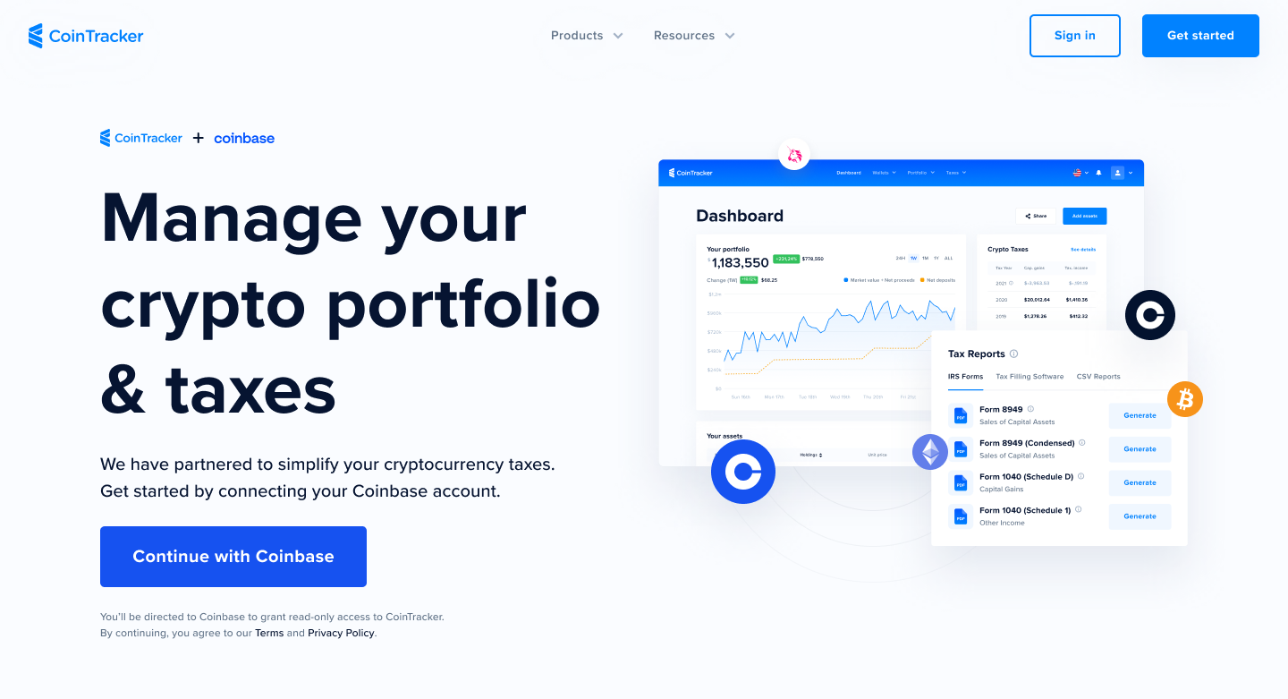 Мобильное приложение CoinTracker